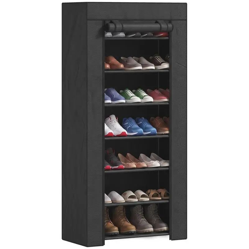 7-Tier Shoe Rack with Cover
