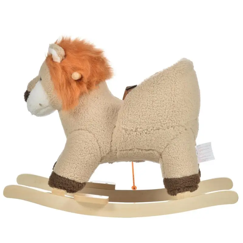 Lion Rocking Horse with Musical Function, 68 x 35 x 50 cm
