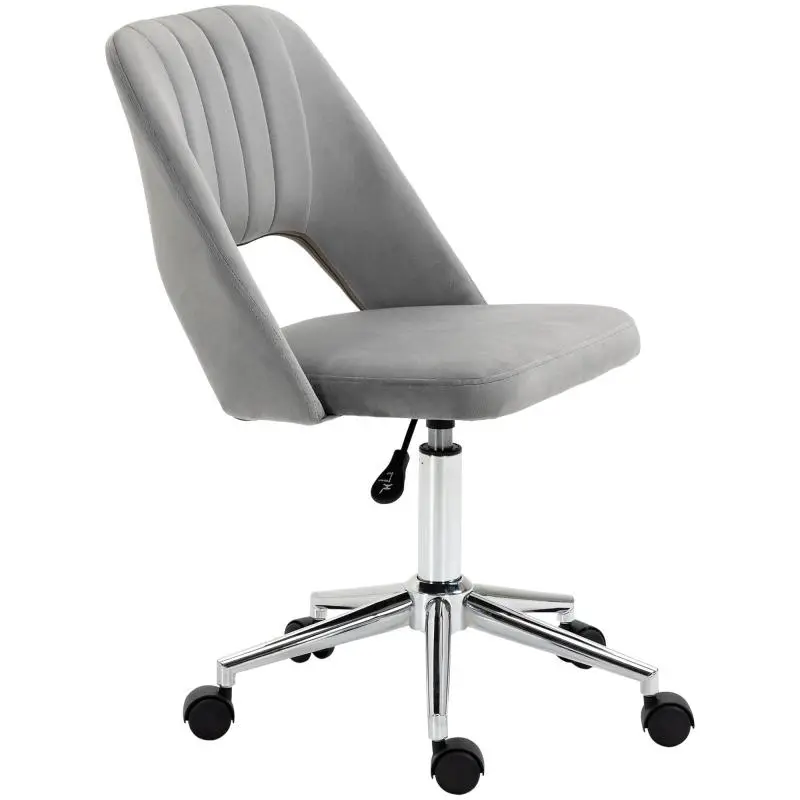 Height-Adjustable Desk Chair with Casters