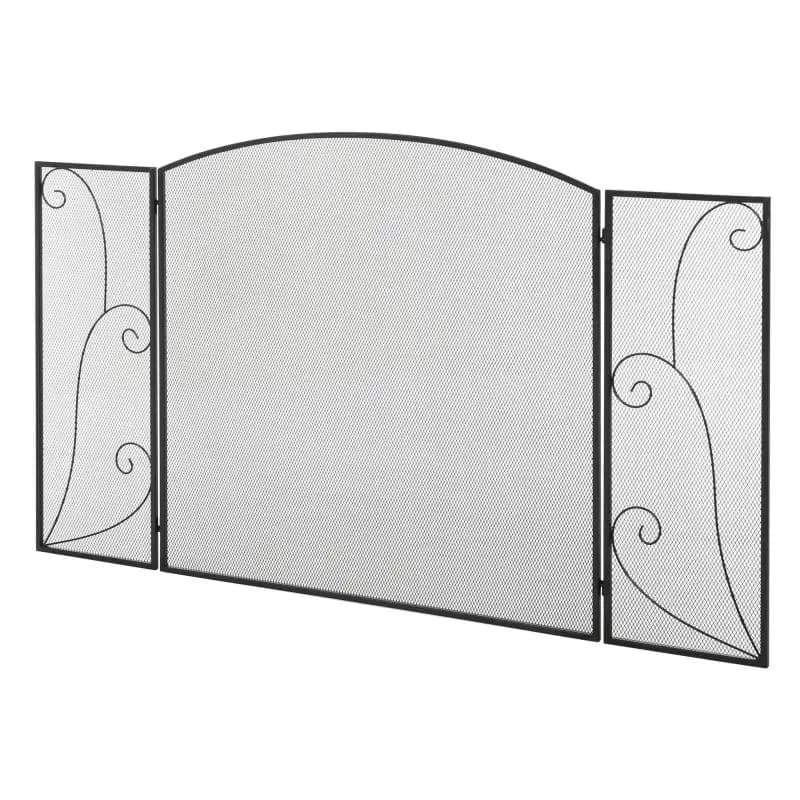 Hinged Folding Fireplace Screen