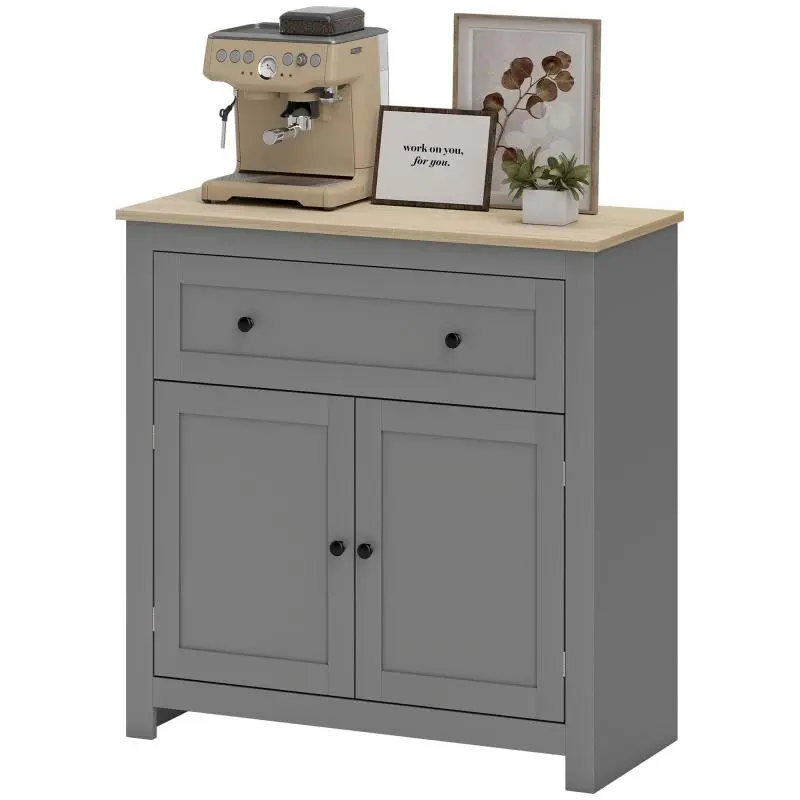 Kitchen Sideboard with Drawer and Adjustable Shelf