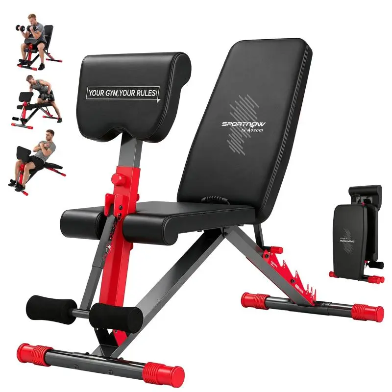 Adjustable Weight Bench with 7 Backrest Positions