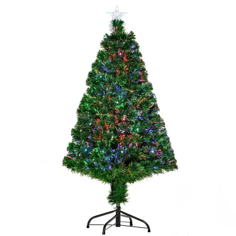 120 cm Fibre Optic Christmas Tree with 16 LED Lights