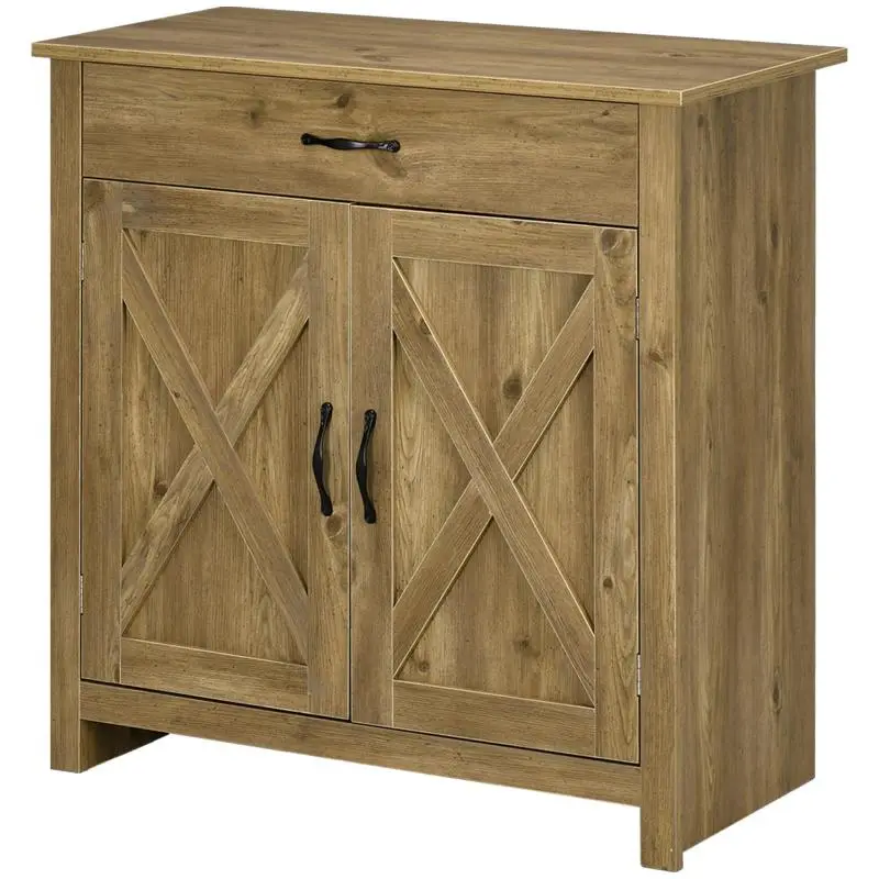 Kitchen Sideboard with 2-Door Cabinet and Drawer