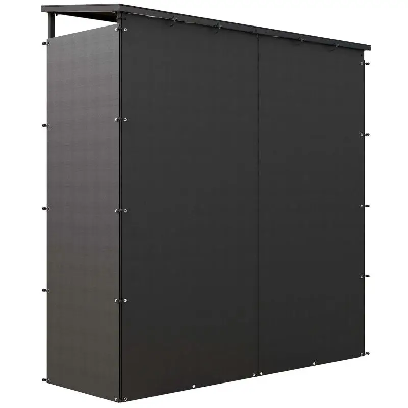 Outdoor Log Store with Waterproof Cover