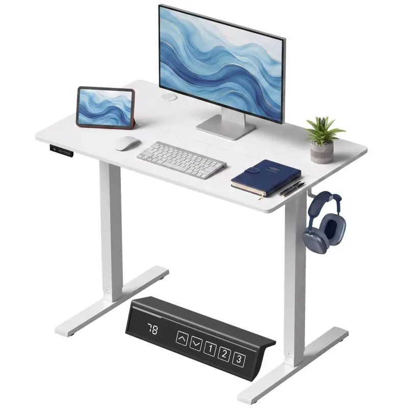 Electric Height-Adjustable Desk with Memory Function