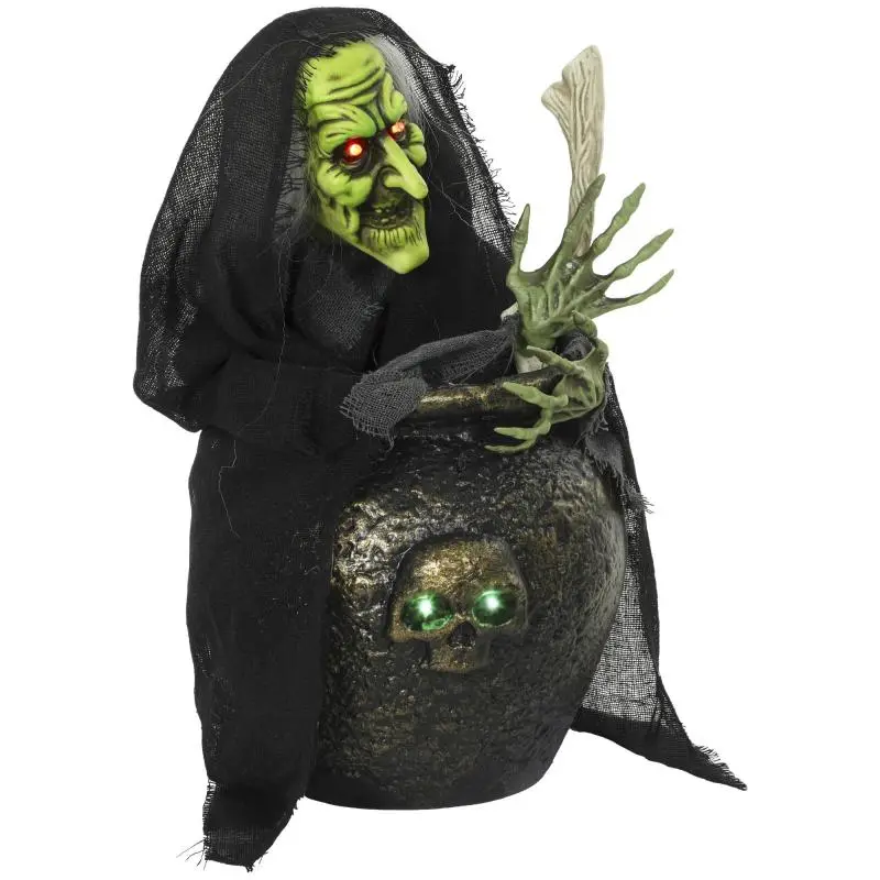 Animated Halloween Witch Tabletop Decoration