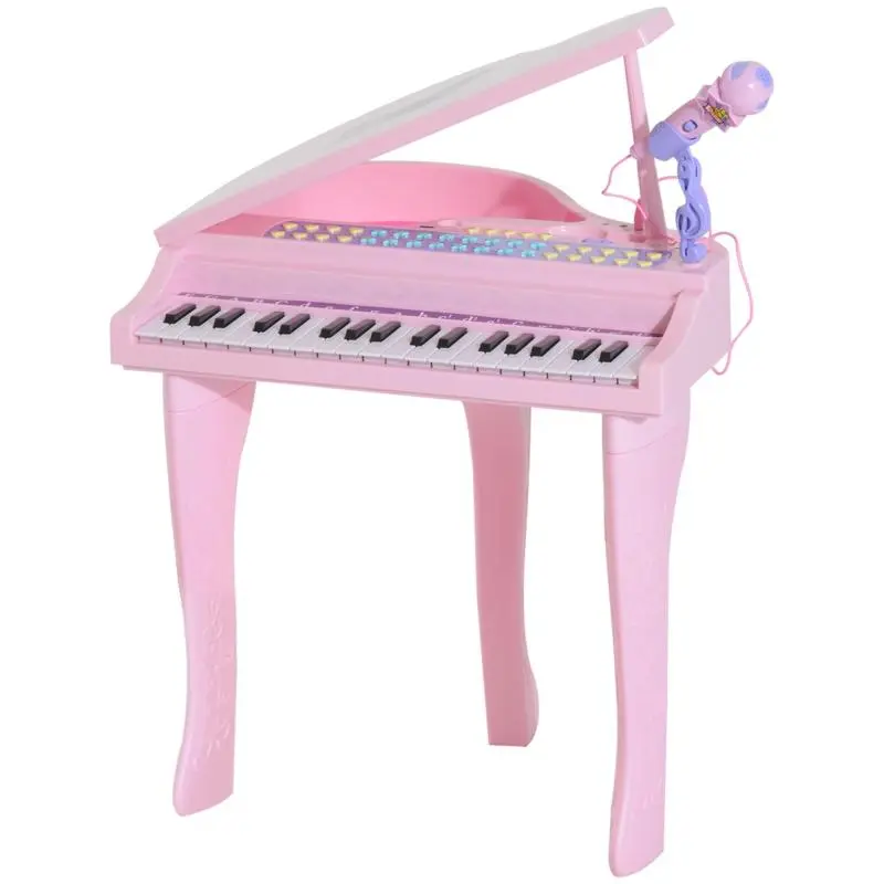 37-Key Electronic Grand Piano with Microphone