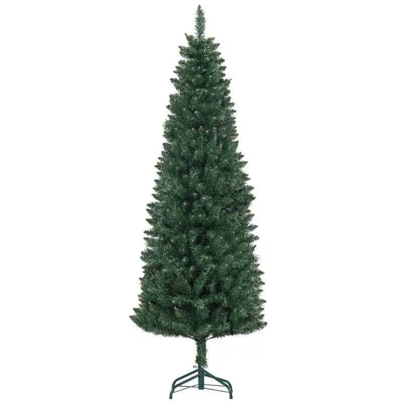 Artificial Slim Christmas Tree, 180 cm