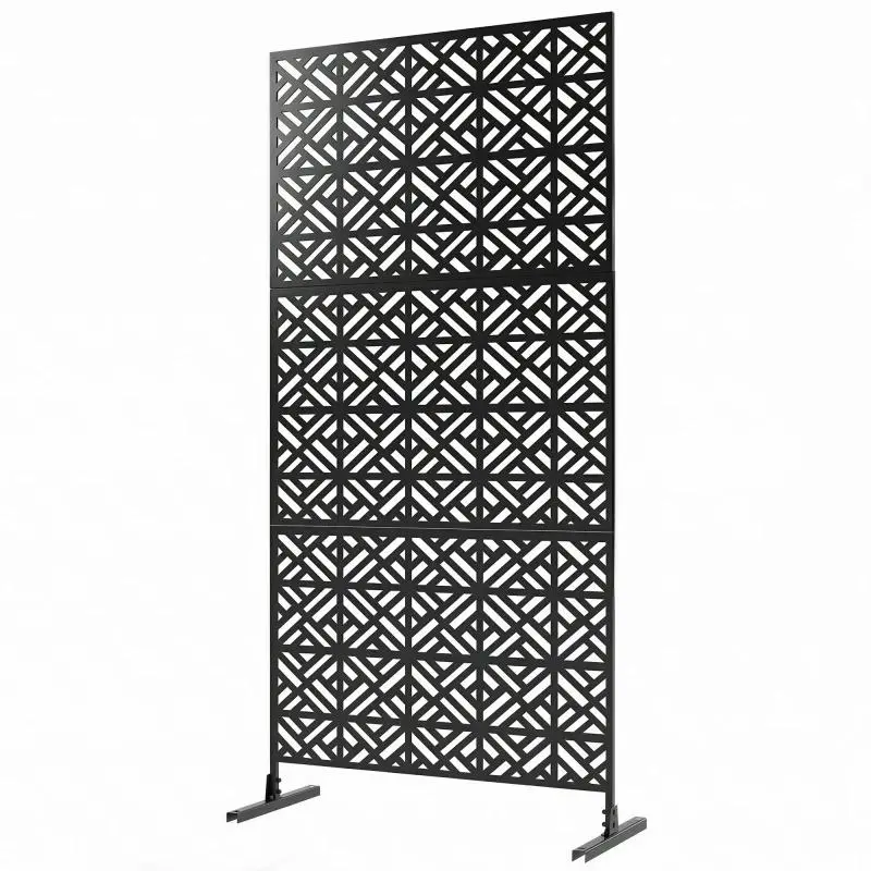 3-Panel Outdoor Privacy Screen, 192 cm