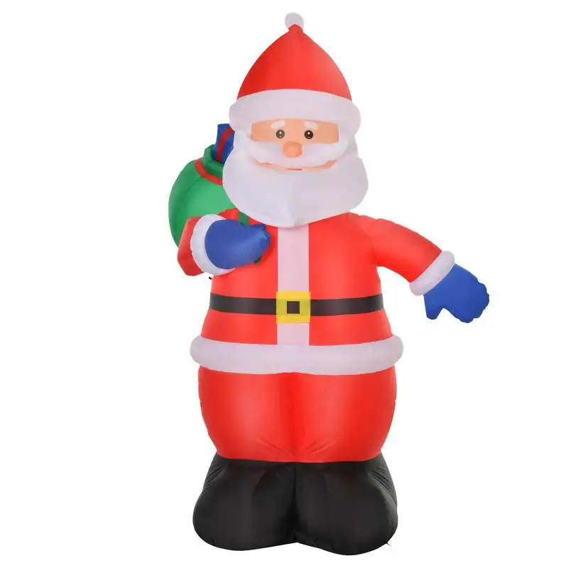 Inflatable Santa Claus with LED Lights, 240 cm