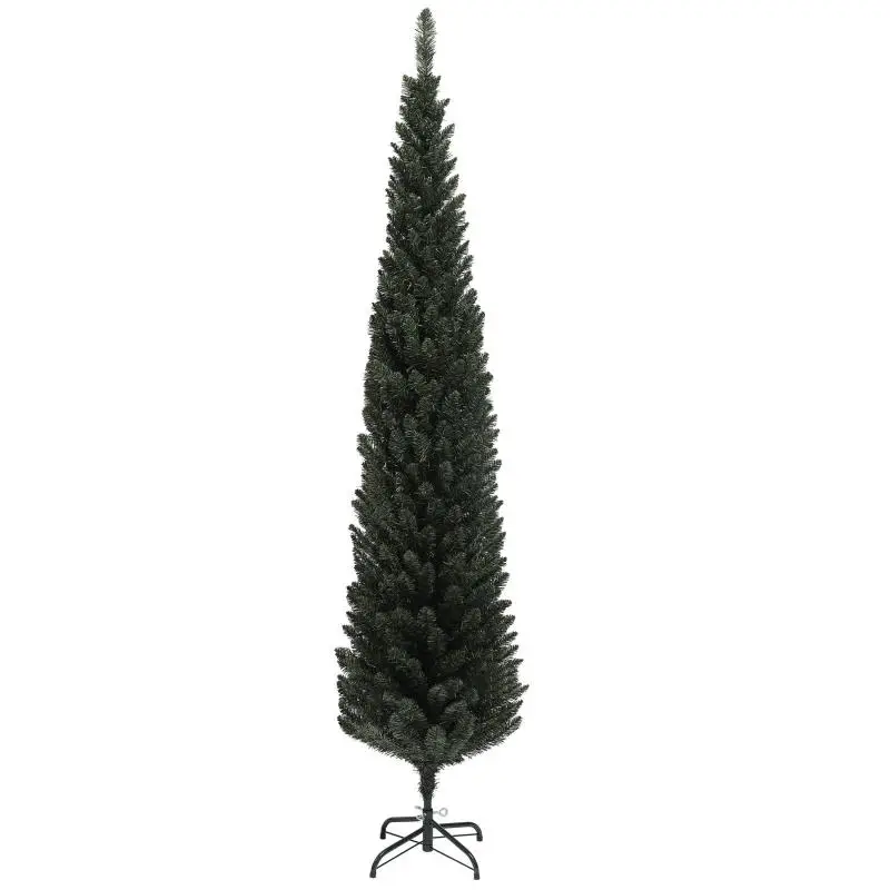 Slim Artificial Christmas Tree, 195 cm