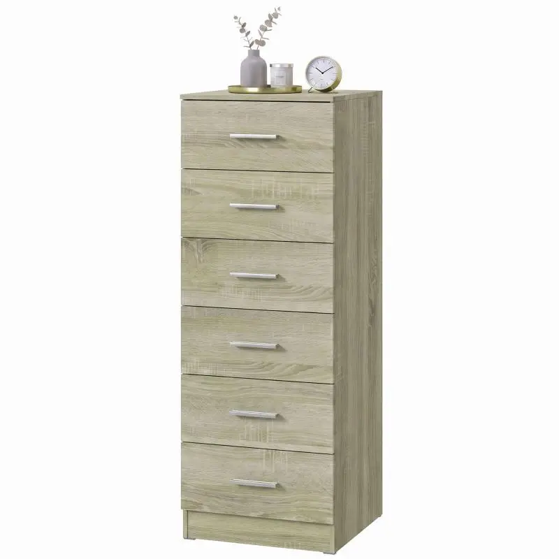 6-Drawer Chest, Oak