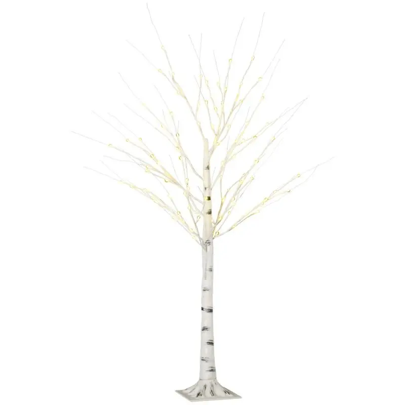 Birch Tree with 96 LED Lights, 150 cm