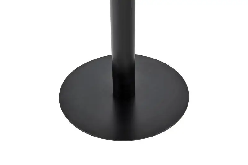 Round Side Table with Marble-Effect Top, 60 cm