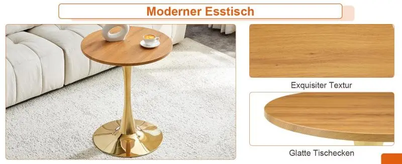 Round Side Table, 60 cm