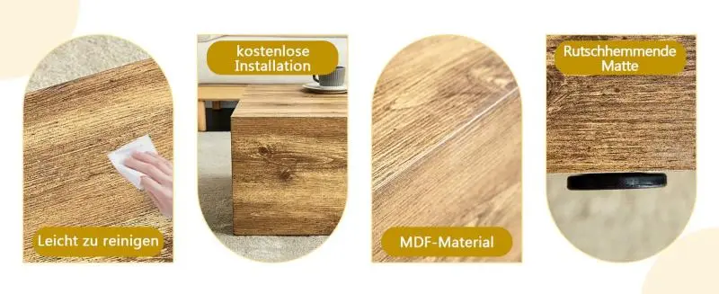 Rectangular Coffee Table, 90 cm