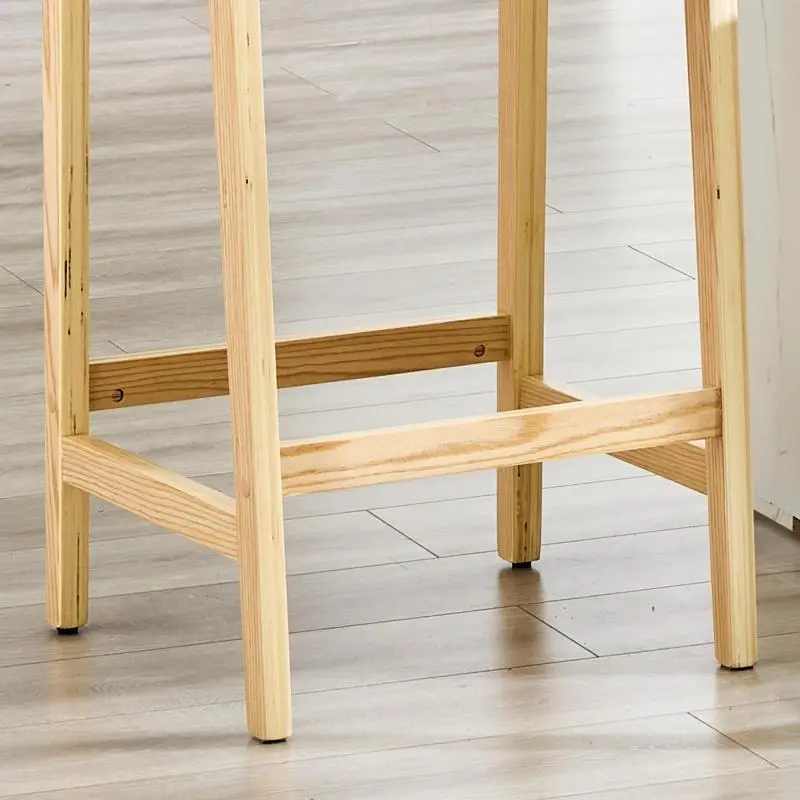 Set of 2 Bar Stools with Woven Rope Detailing
