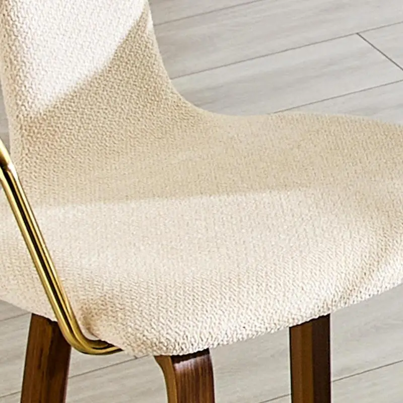 Set of 2 Bar Stools with Armrests