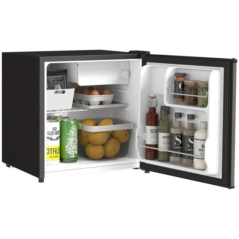 Fridge-Freezer, 46 L, Silver