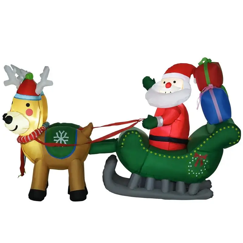 Inflatable Santa Claus with Blower, 210 cm
