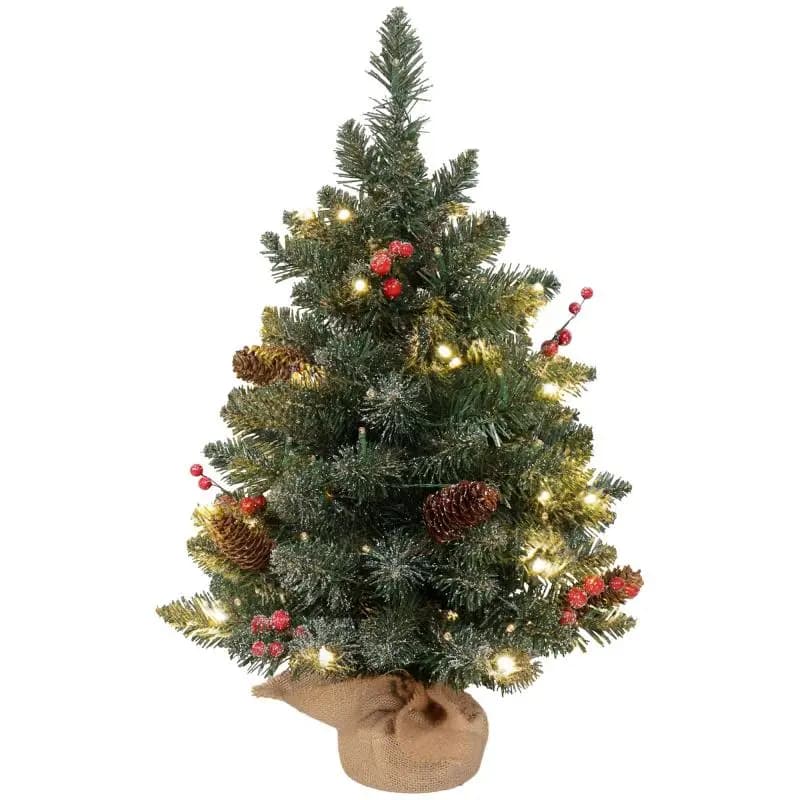 Christmas Tree with LED Lights, 60 cm