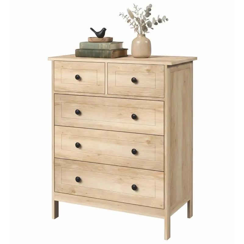 5-Drawer Chest of Drawers, 91 cm, Oak