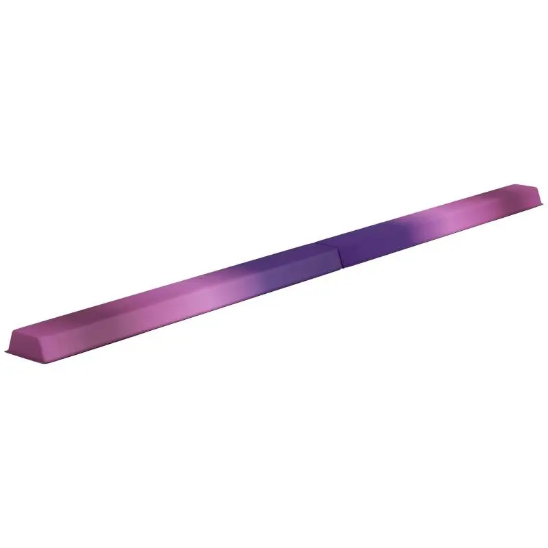 Foldable Gymnastics Beam, 236 cm, Purple and Pink