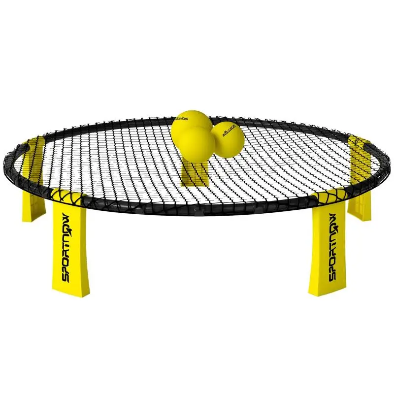 Mini Volleyball Spiking Set with Net and 3 Balls
