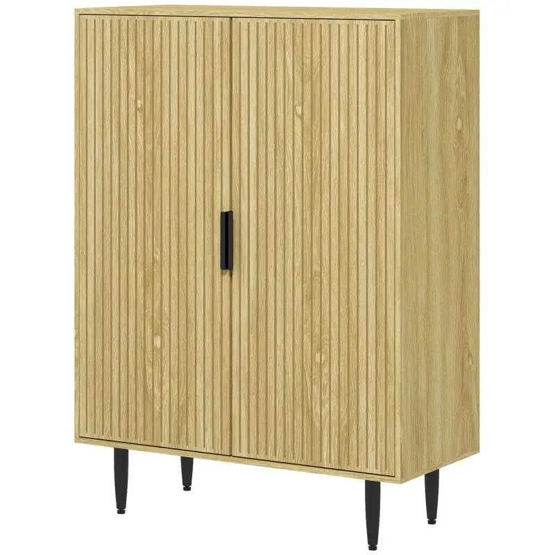 Shoe Cabinet, 15 Pairs, Oak