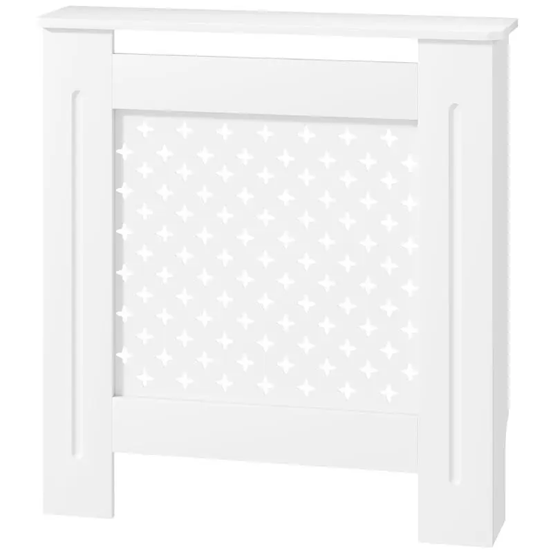Wooden Radiator Cover, 78 x 19 x 82 cm, White