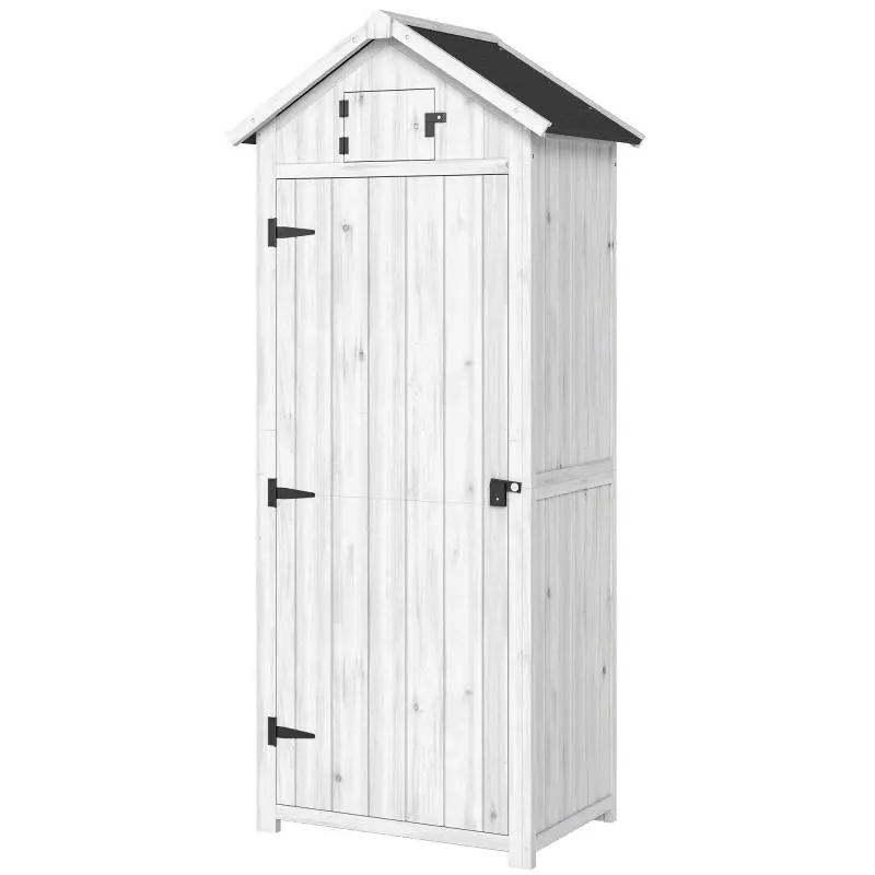 Outdoor Garden Cabinet with 3 Shelves