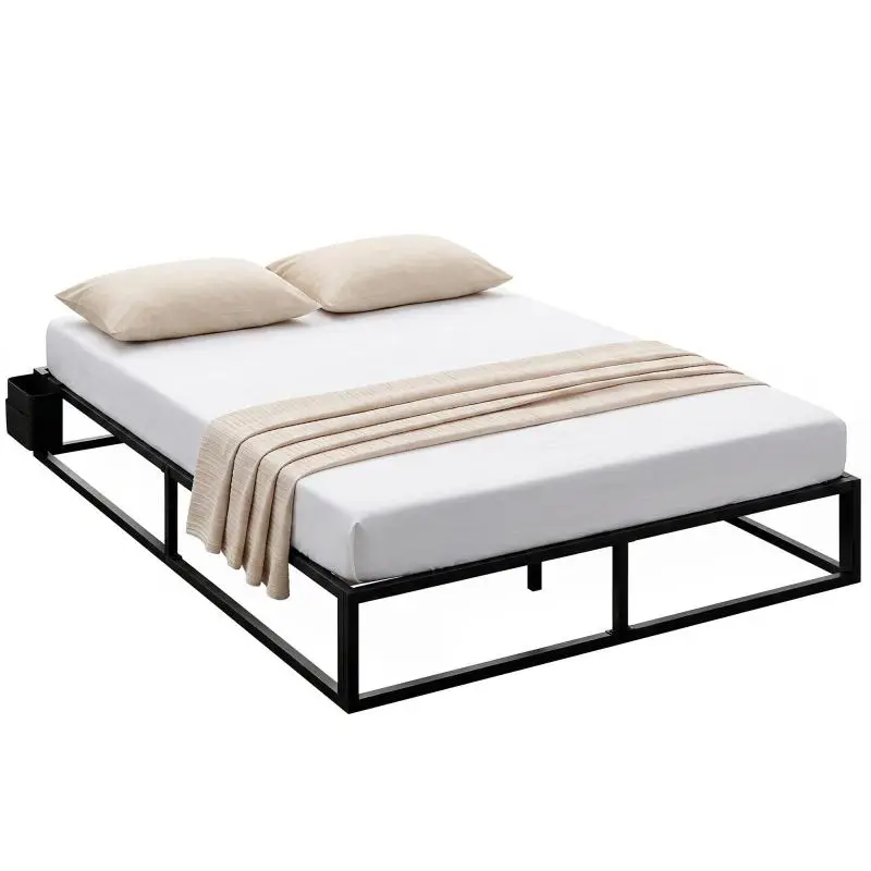Bed Frame with Slatted Base, 140 × 190 cm