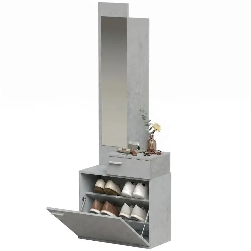 Entryway Furniture Set with Mirror, 61 x 30 x 170 cm