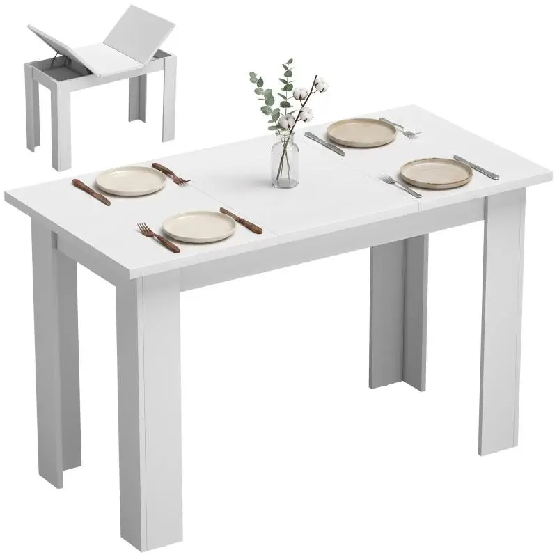 Dining Table with Lift-Top Storage