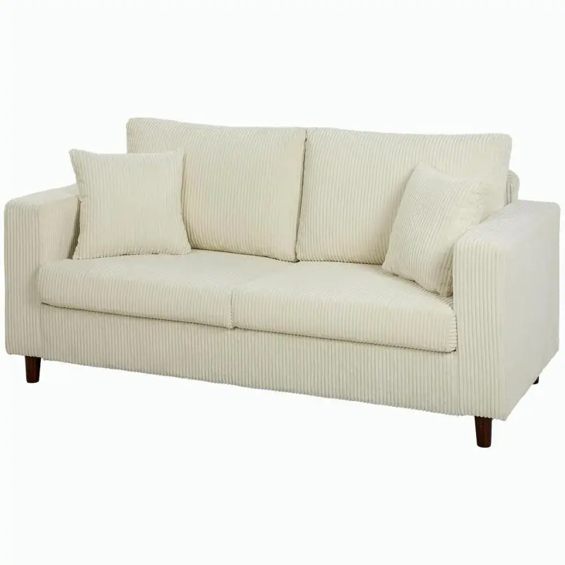 Corduroy 2-Seater Sofa, 170 cm Wide