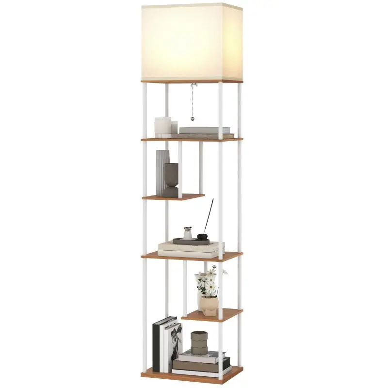 Floor Lamp with Shelves, 171 cm