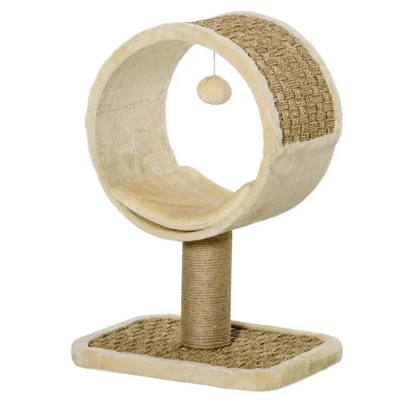 Circular Cat Tree with Scratching Post, 56 cm