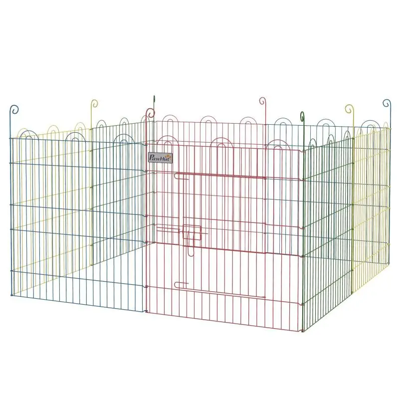 Foldable Steel Pet Playpen with Door, 156 cm