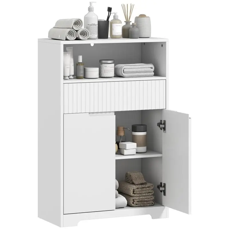 Narrow Bathroom Cabinet with Adjustable Shelf