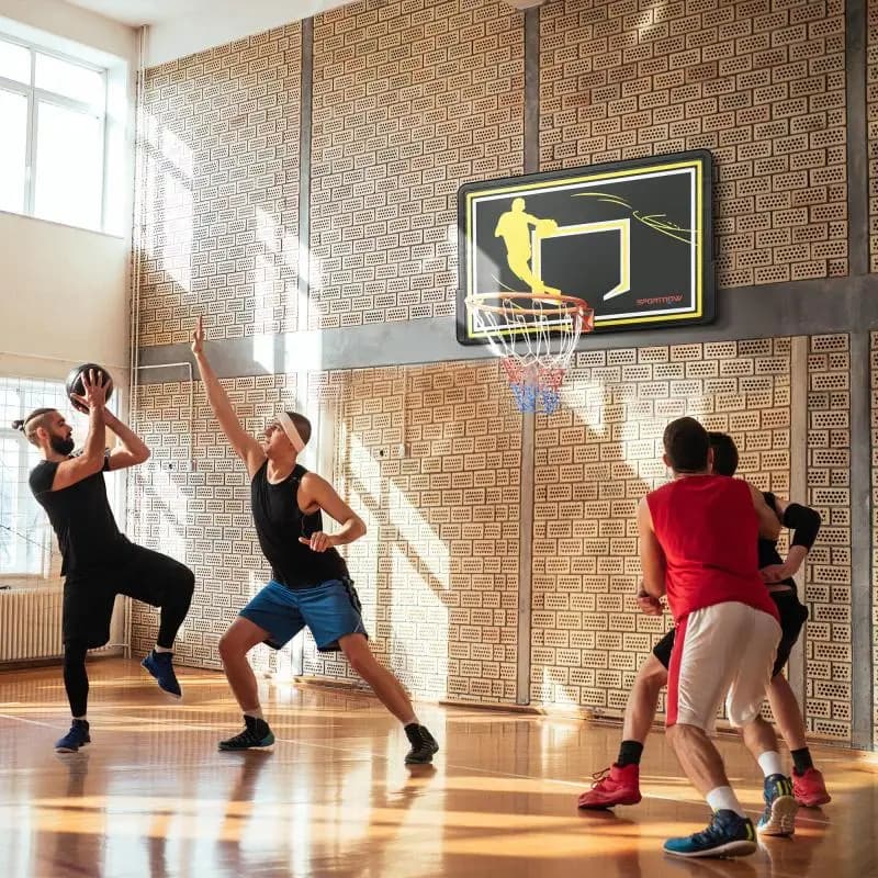 Rectangular Basketball Hoop, 110 × 90 cm