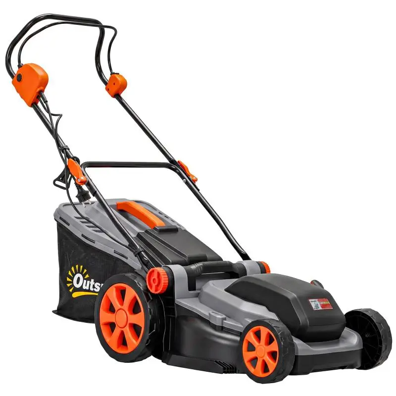 Electric Lawn Mower, 40 cm, Light Grey