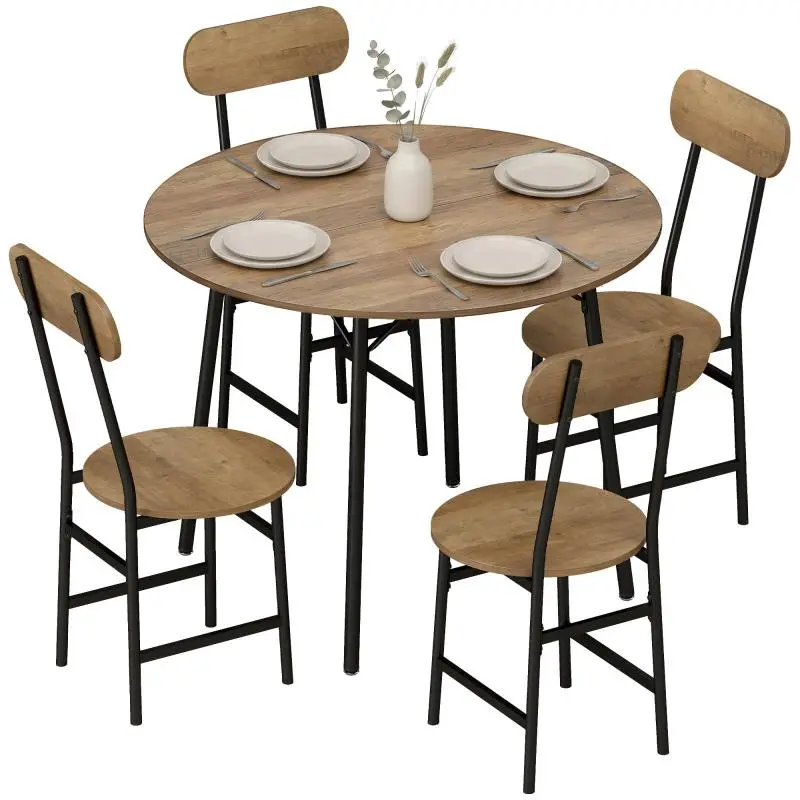 5-Piece Dining Table and Chair Set