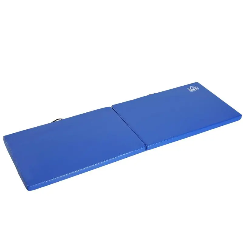 Foldable Gymnastics Mat, 5 cm, Blue