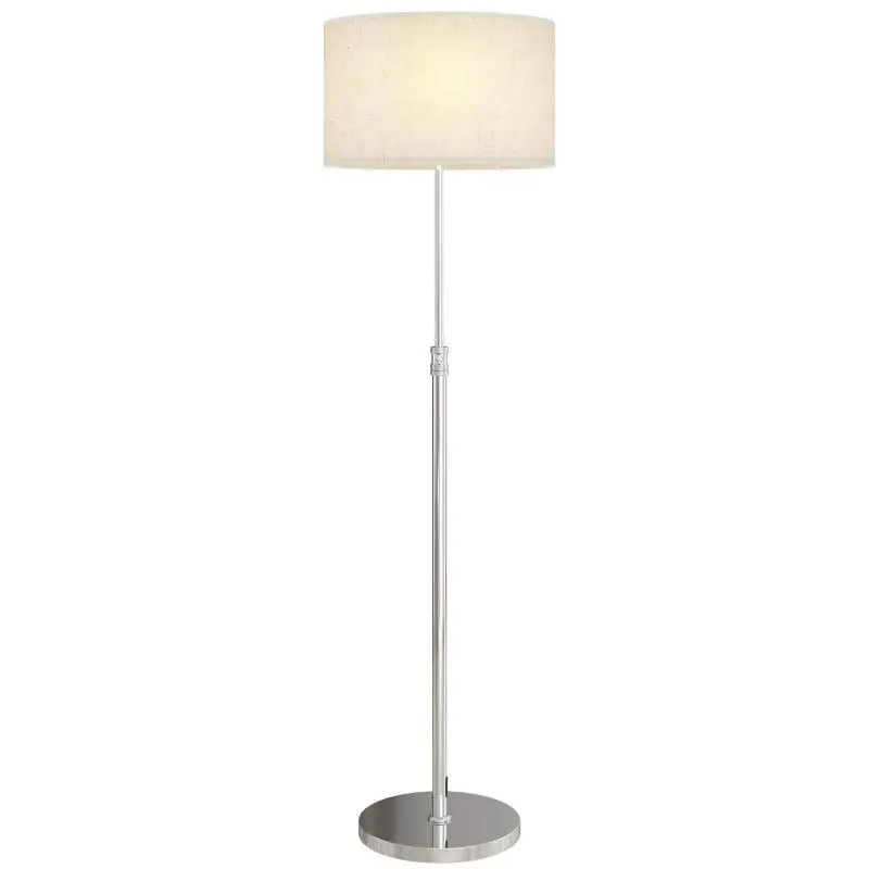 Floor Lamp with Remote Control, Silver