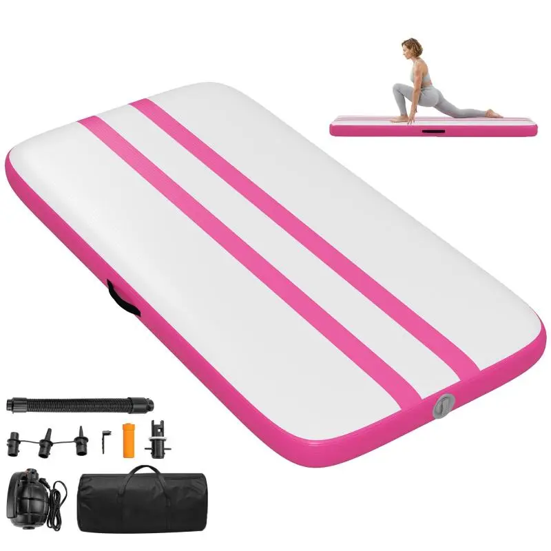 Inflatable Gymnastics Mat, 2.05 m, with Electric Pump
