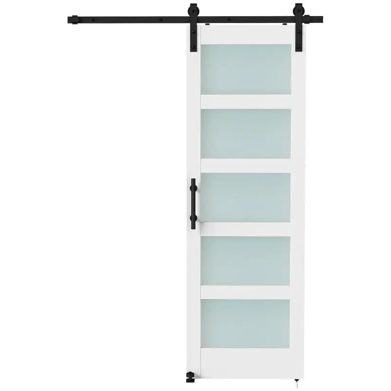 Interior Sliding Bathroom Door, 71.2 x 213.4 cm