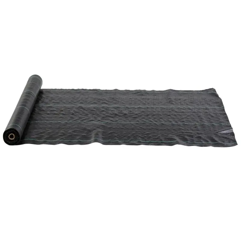 Breathable Polypropylene Mulching Sheet, Black, 100 x 1 m