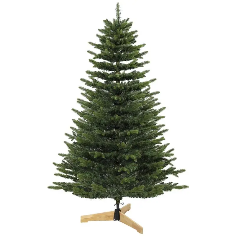 Artificial Christmas Tree, 180 cm, Wooden Stand