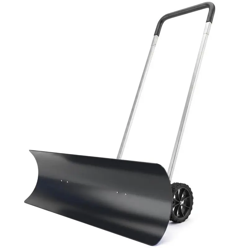 Wheeled Snow Pusher Shovel, 95 cm Wide